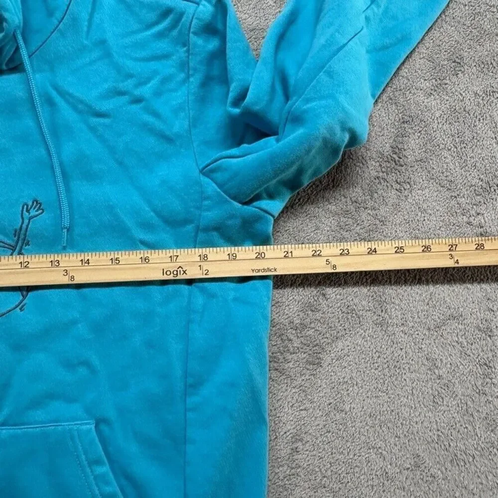 Adidas Basketball Club Pullover Hoodie Mens Medium‎ Turquoise Graphic
